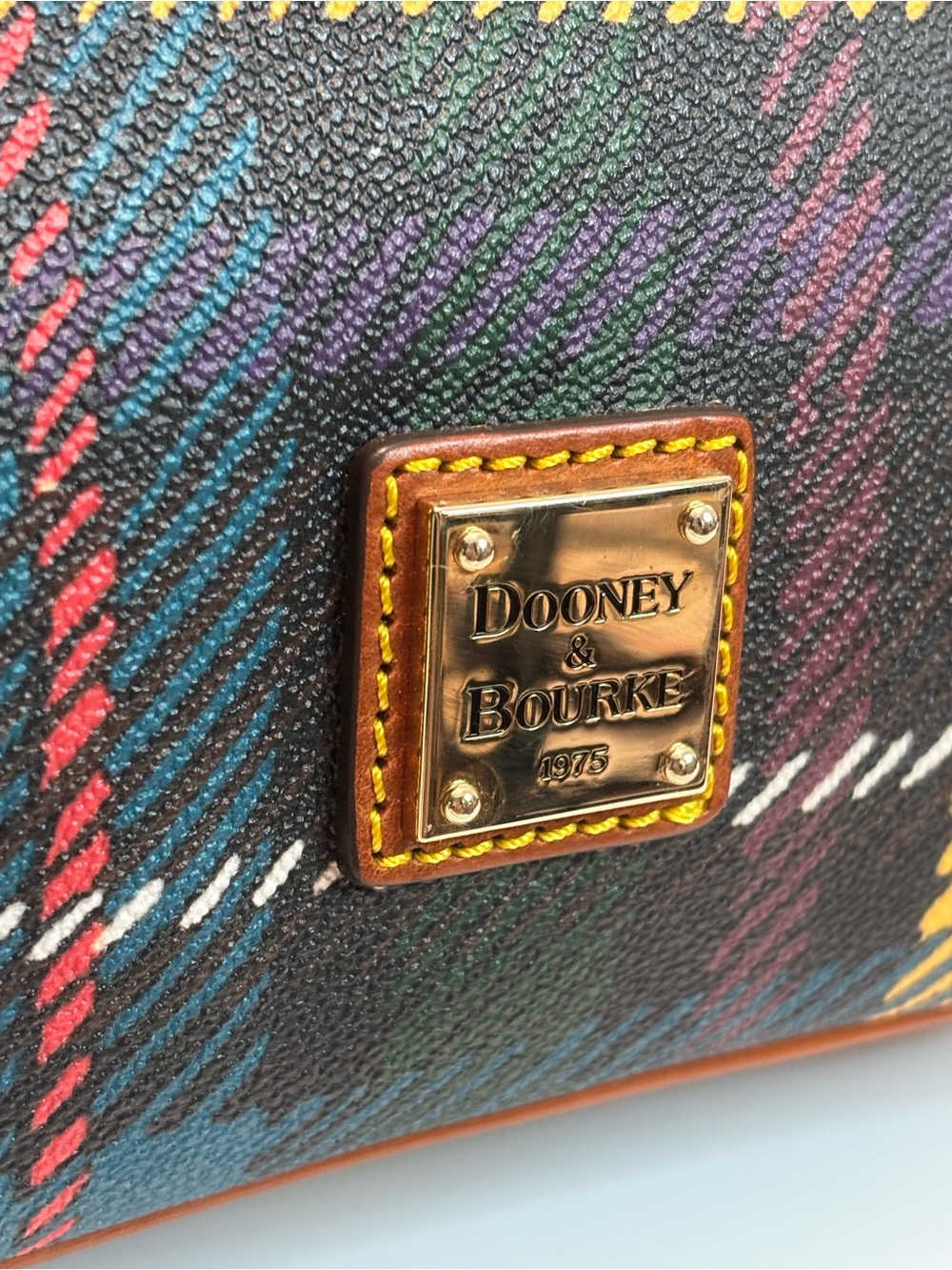 Dooney & Bourke ($270) Multicolor Plaid Tartan Domed Satchel - Picture 2 of 16